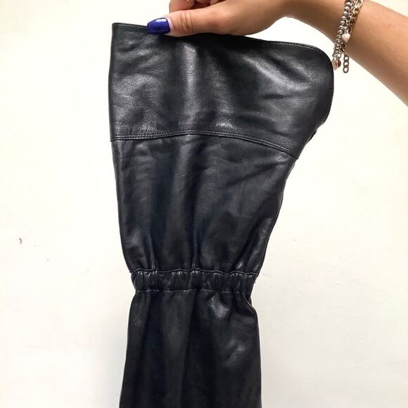 OVER THE KNEE LENGTH BOOTS VINTAGE COACH BROWN BOOTS LEATHER 8.5 NWOT - Picture 10 of 11